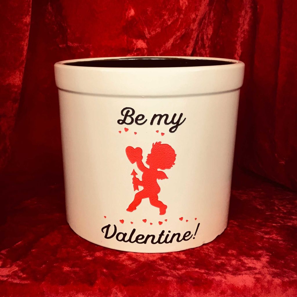 Be My Valentine 2-gallon crock